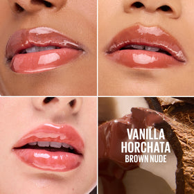 MAYBELLINE Lifter Oil-in-Gel Lip Gloss Vanilla Horchata close-up of applicator