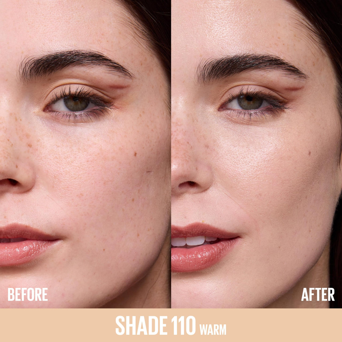 MAYBELLINE Lifter Plump & Glow Foundation 110 bottle close-up