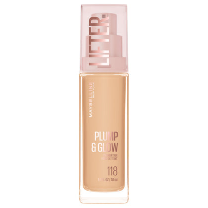 MAYBELLINE Lifter Plump & Glow Foundation 118ml front view