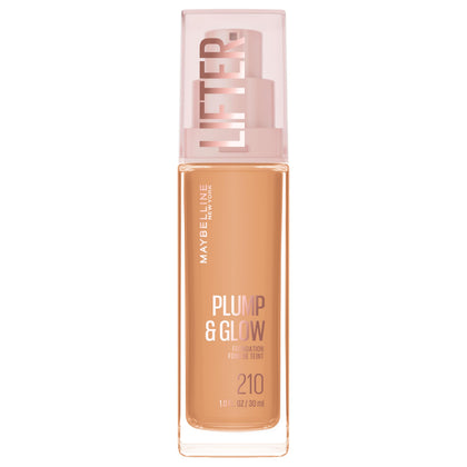 MAYBELLINE Lifter Plump & Glow Foundation 210 front view