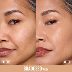 MAYBELLINE Lifter Plump & Glow Foundation 220 bottle side view