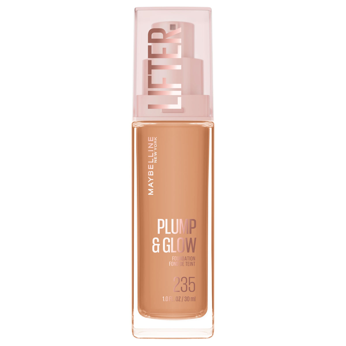 MAYBELLINE Lifter Plump & Glow Foundation 235 front view