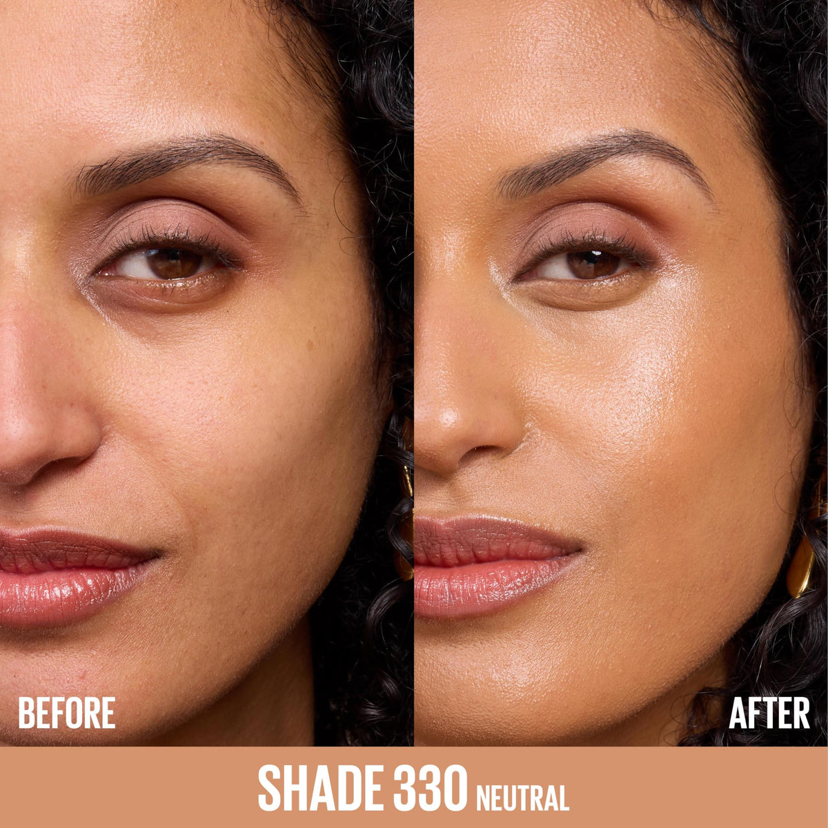 MAYBELLINE Lifter Plump & Glow Foundation 330 bottle side view