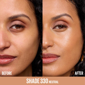 MAYBELLINE Lifter Plump & Glow Foundation 330 bottle side view