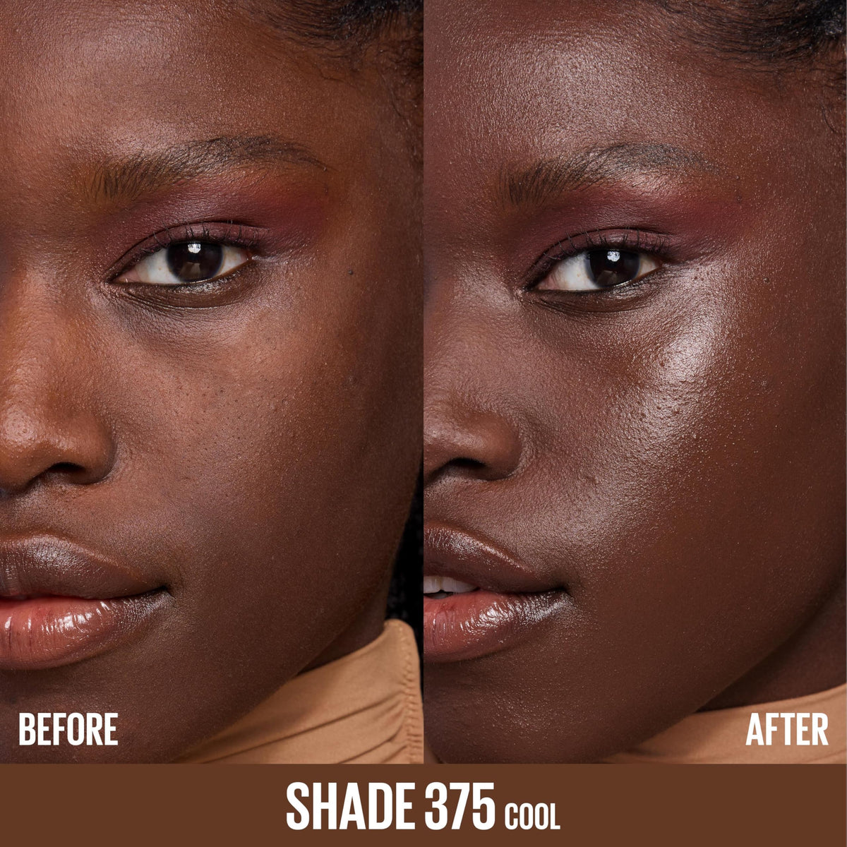 MAYBELLINE Lifter Plump & Glow Foundation 375 back view