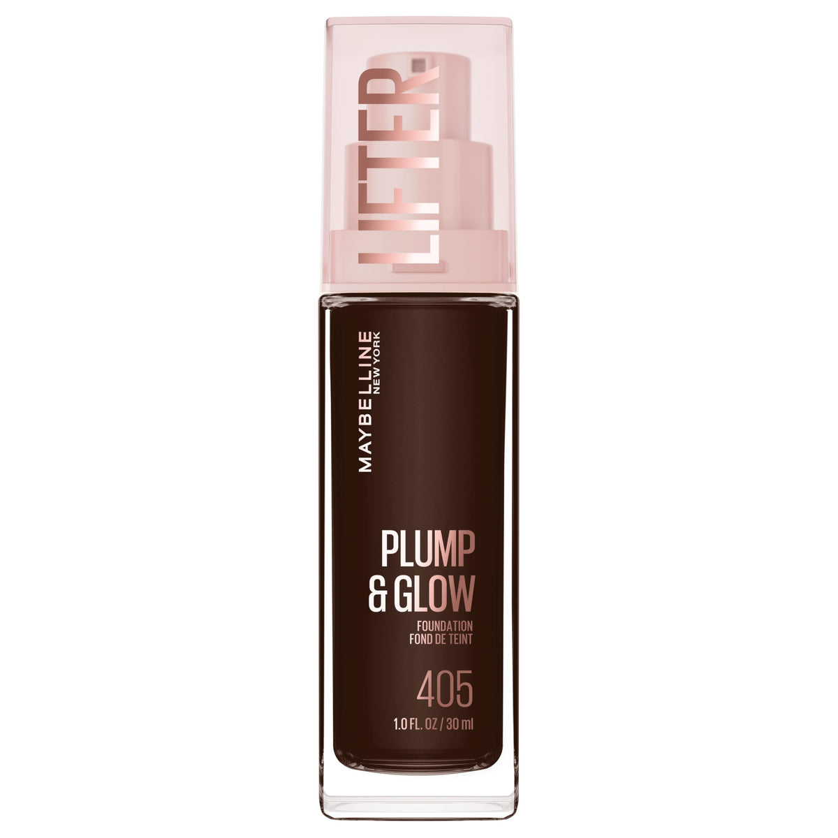 MAYBELLINE Lifter Plump & Glow Foundation 405 front view