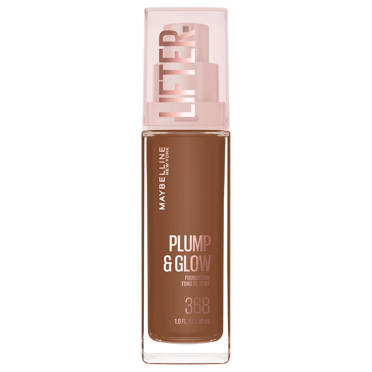 MAYBELLINE Lifter Plump & Glow Foundation bottle front view