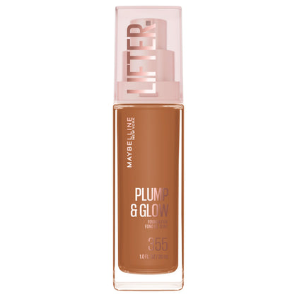 MAYBELLINE Lifter Plump & Glow Foundation front view 355