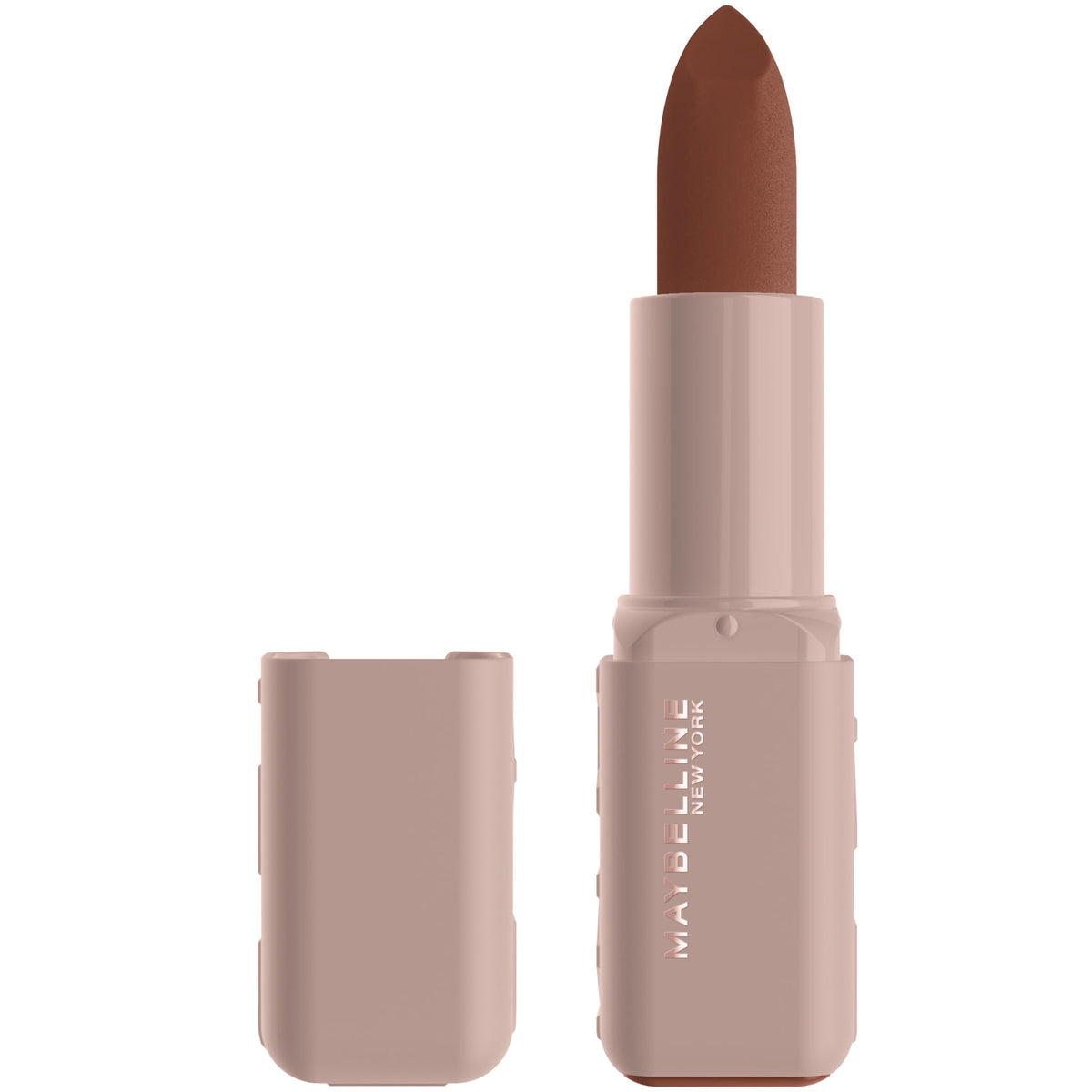 MAYBELLINE Serum Lipstick Avenue A deep chocolate brown front view