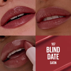MAYBELLINE Serum Lipstick packaging with ingredients list