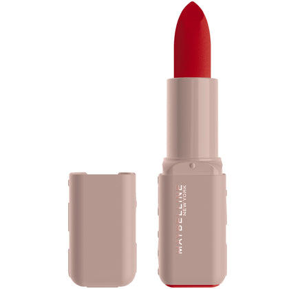 MAYBELLINE Serum Lipstick Wild Card midtone red matte front view