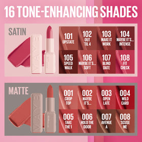 MAYBELLINE Serum Lipstick with makeup remover