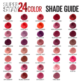 MAYBELLINE Super Stay 24 Liquid Lipstick All Night Apricot close-up
