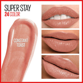MAYBELLINE Super Stay 24 Liquid Lipstick Constant Toast applicator close-up
