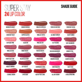 MAYBELLINE Super Stay 24 Liquid Lipstick Frosted Mauve swatch