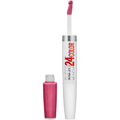 MAYBELLINE Super Stay 24 Liquid Lipstick Wear On Wildberry front view