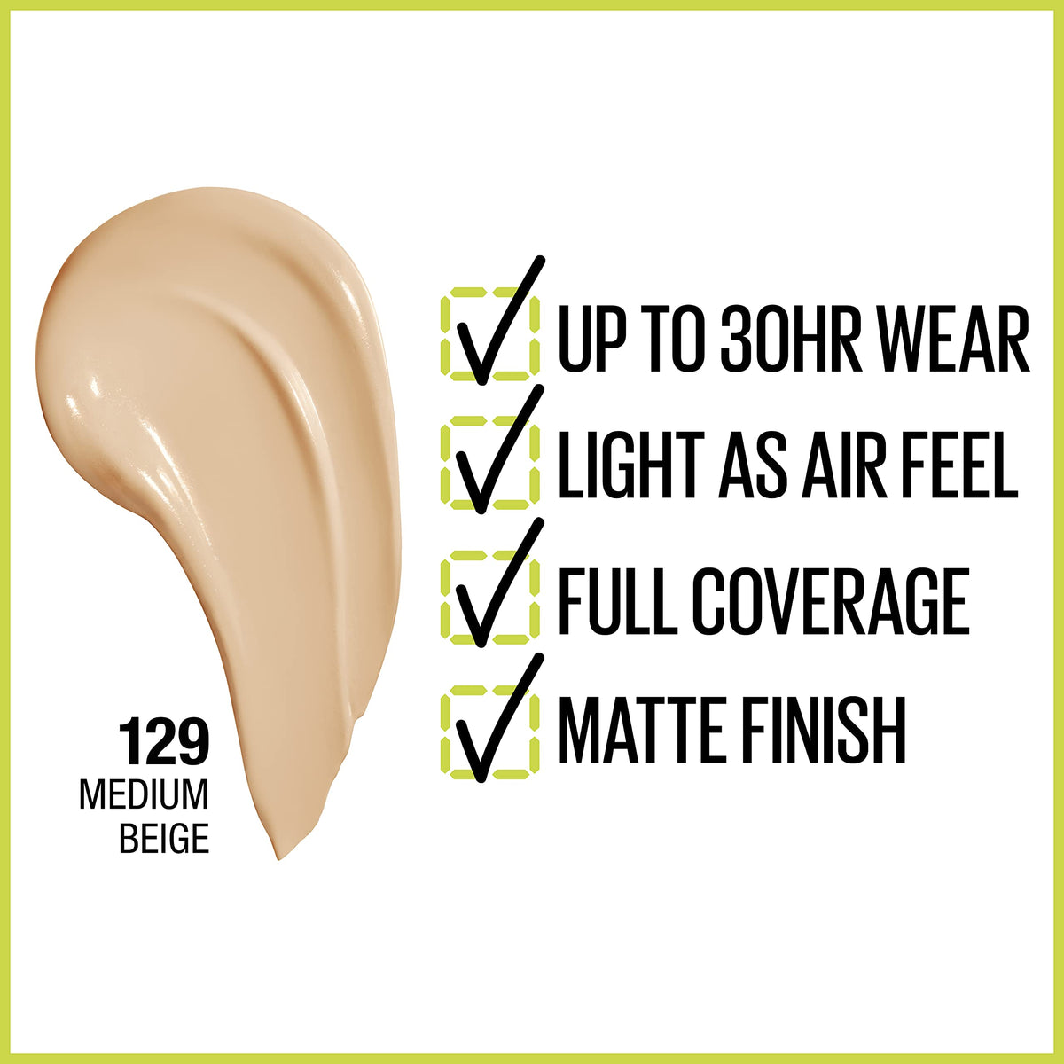 MAYBELLINE Super Stay Foundation bottle side view