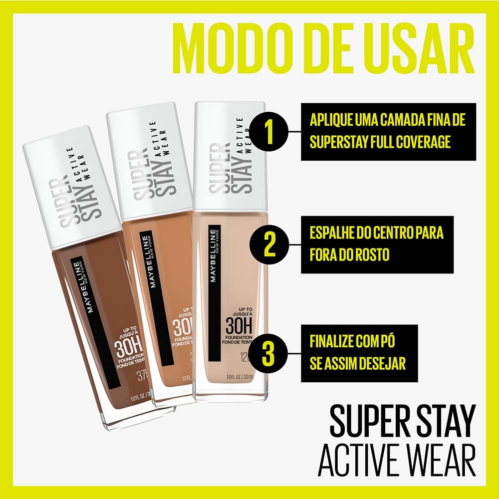 MAYBELLINE Super Stay Full Coverage Foundation matte finish close-up