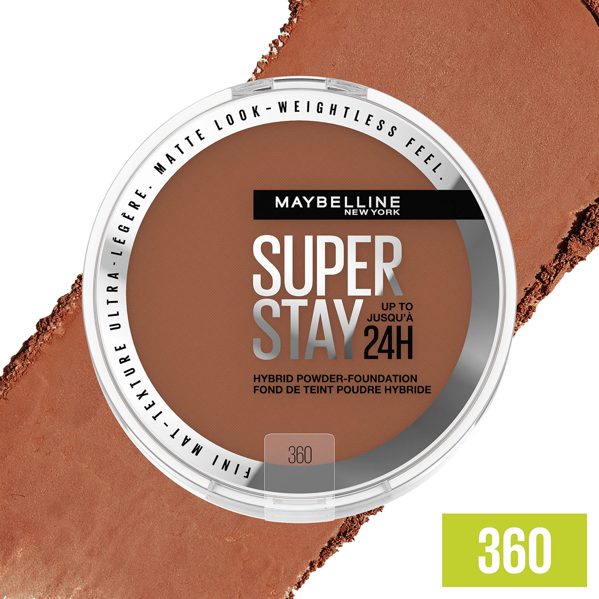 MAYBELLINE Super Stay Hybrid Powder Foundation 360 shade selection