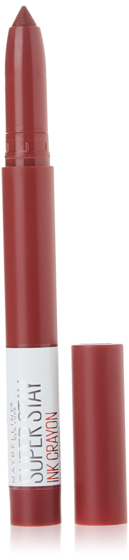MAYBELLINE Super Stay Ink Crayon Lipstick Berry Red front view