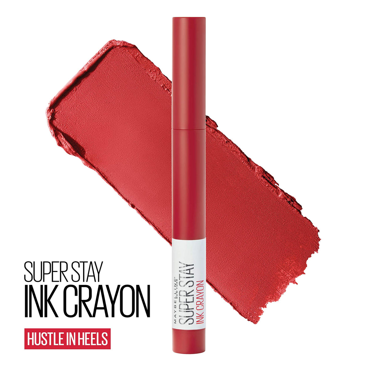 MAYBELLINE Super Stay Ink Crayon Lipstick with built-in sharpener