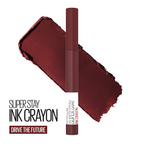 MAYBELLINE Super Stay Ink Crayon Matte Lipstick Drive The Future side view
