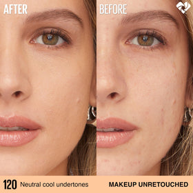 MAYBELLINE Super Stay Lumi-Matte Foundation 120 with applicator