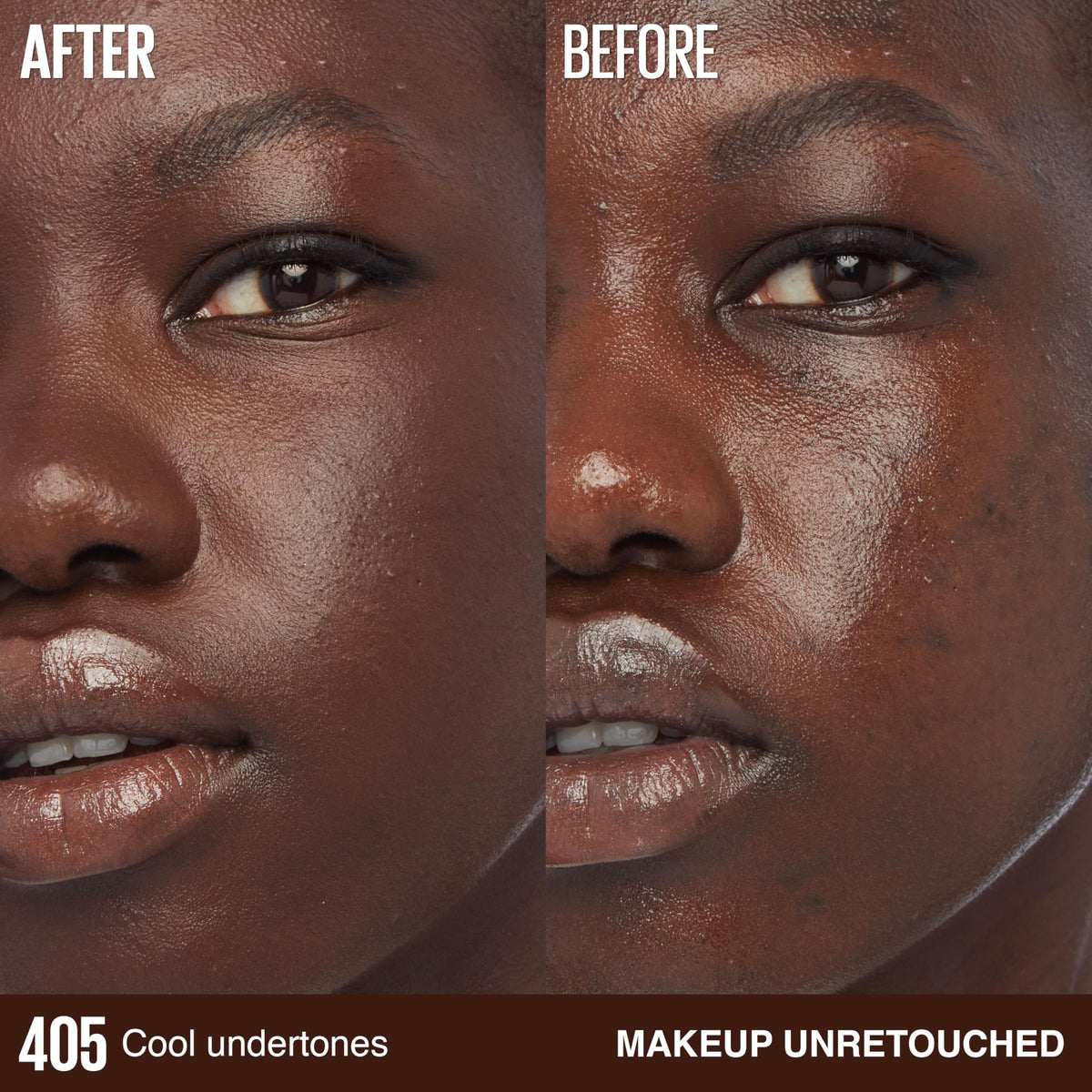 MAYBELLINE Super Stay Lumi-Matte Foundation 30HR shade range display