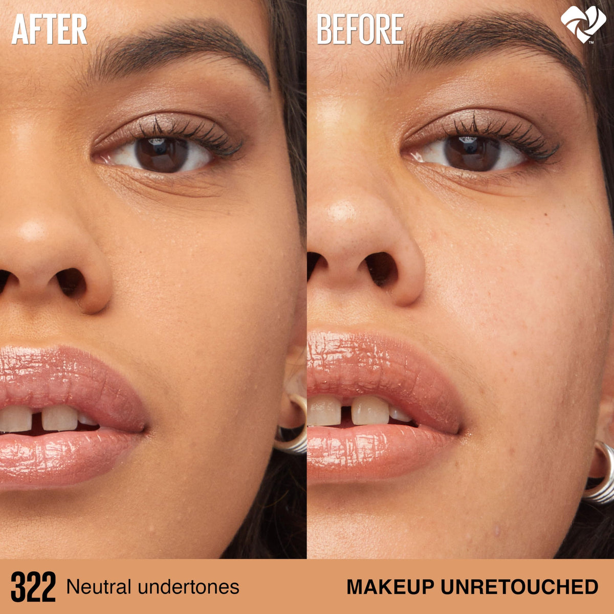 MAYBELLINE Super Stay Lumi-Matte Foundation 322 with applicator