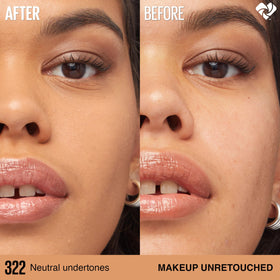 MAYBELLINE Super Stay Lumi-Matte Foundation 322 with applicator