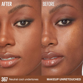 MAYBELLINE Super Stay Lumi-Matte Foundation application on skin