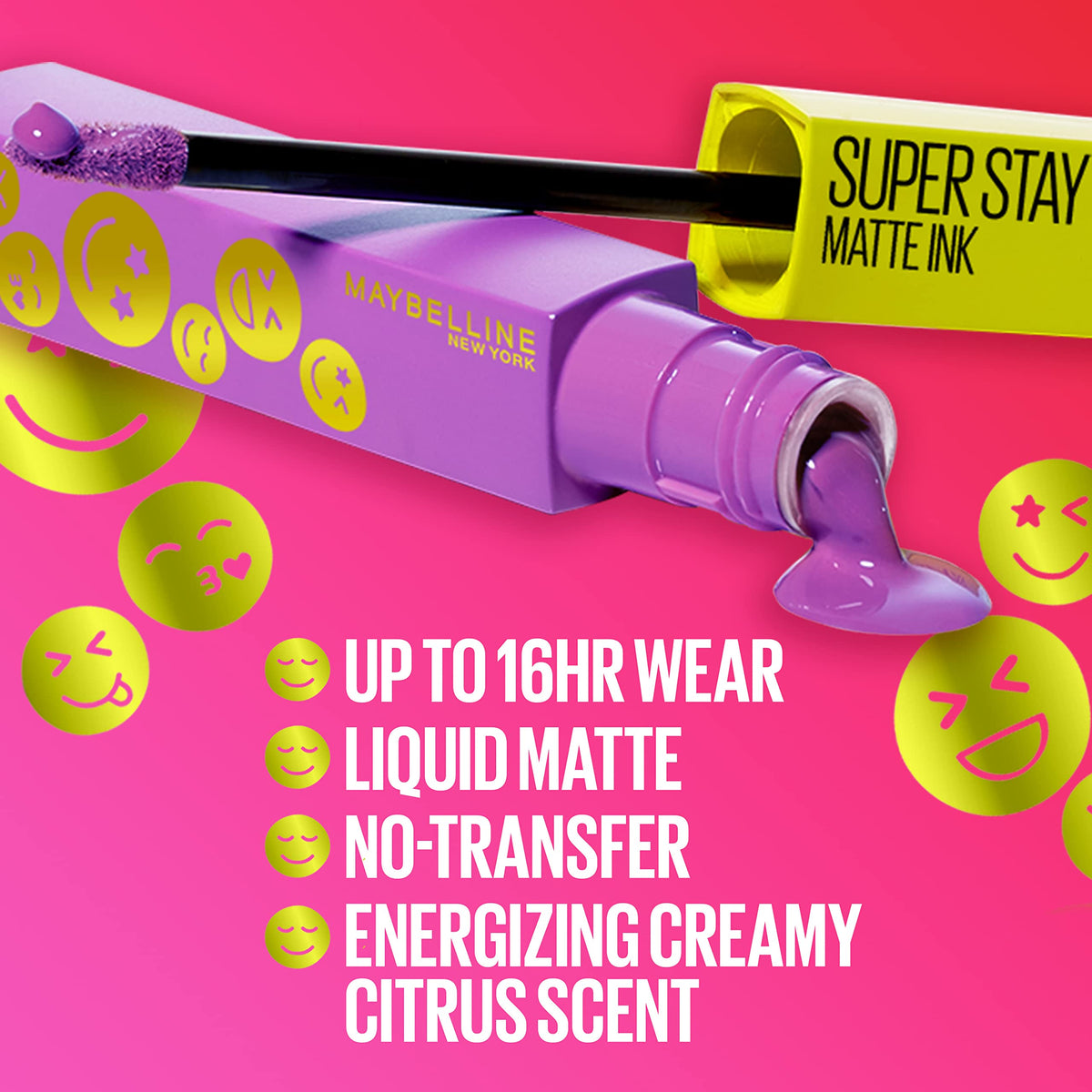 MAYBELLINE Super Stay Matte Ink Liquid Lip Color Euphoric lifestyle scene