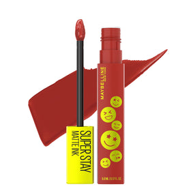 MAYBELLINE Super Stay Matte Ink Liquid Lip Color front view, Red Brown