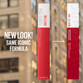 MAYBELLINE Super Stay Matte Ink Liquid Lipstick Cardinal Red packaging