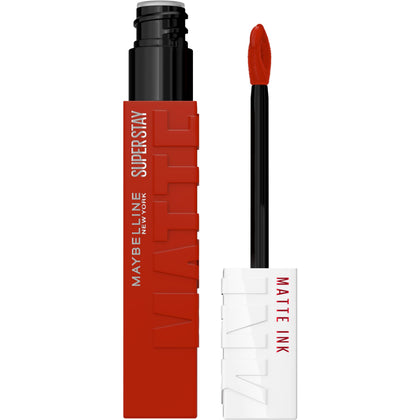 MAYBELLINE Super Stay Matte Ink Liquid Lipstick Ground-Breaker Red front view