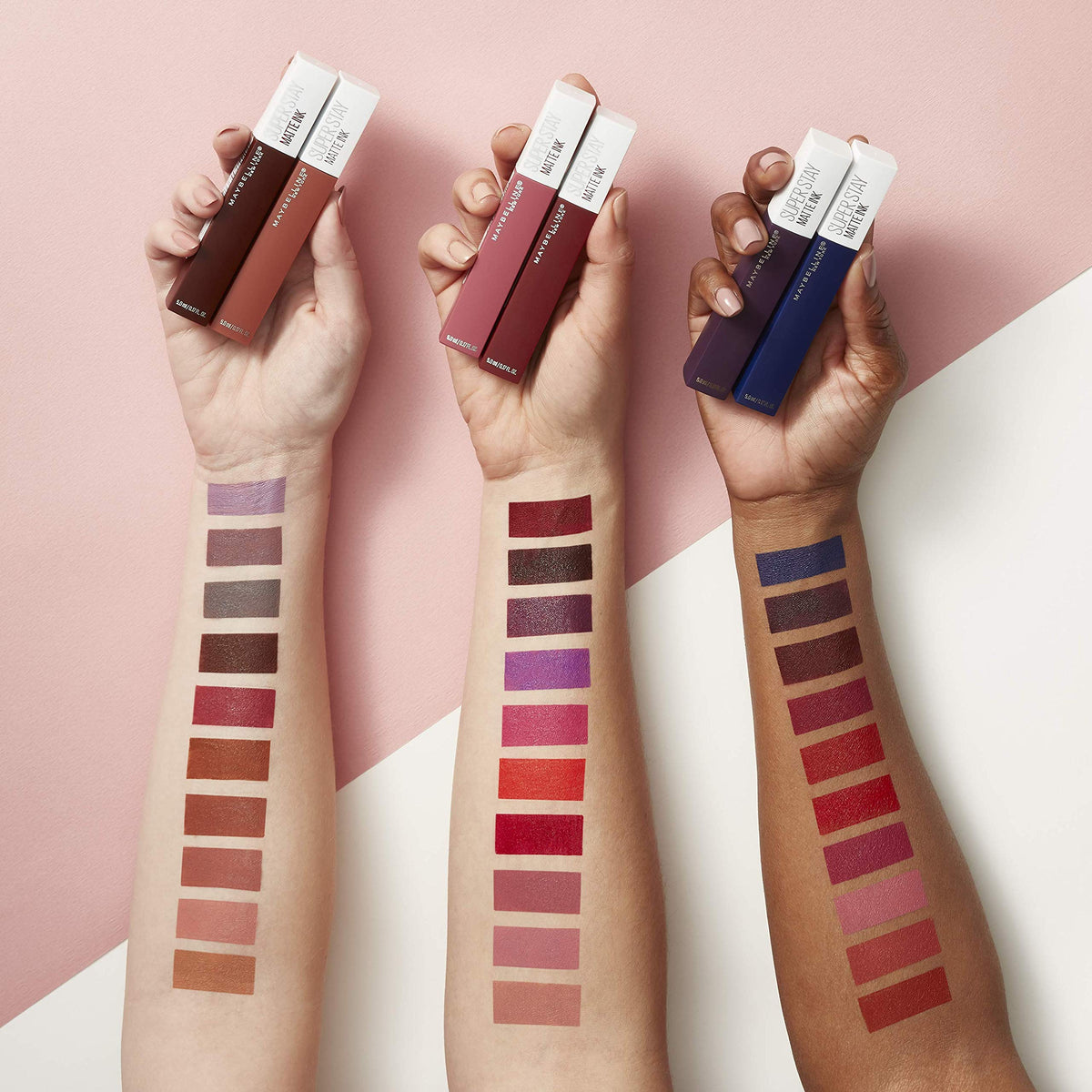 MAYBELLINE Super Stay Matte Ink Liquid Lipstick in various shades