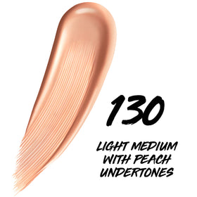 MAYBELLINE Super Stay Skin Tint Foundation 130 texture on skin