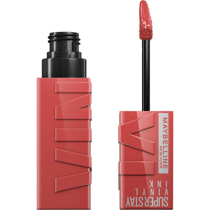 MAYBELLINE Super Stay Vinyl Ink Liquid Lipcolor in peachy nude front view