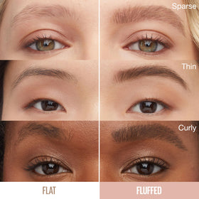 MAYBELLINE Superfluff Brow Mousse Black Brown side view