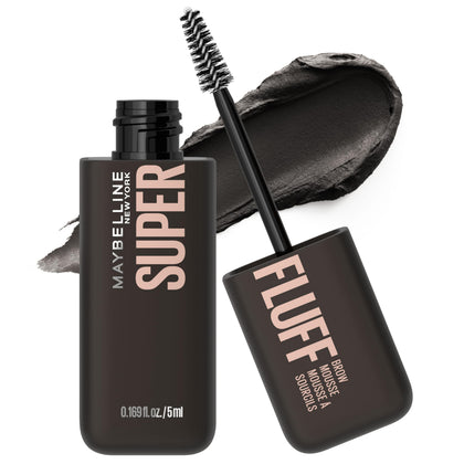 MAYBELLINE Superfluff Brow Mousse Black front view