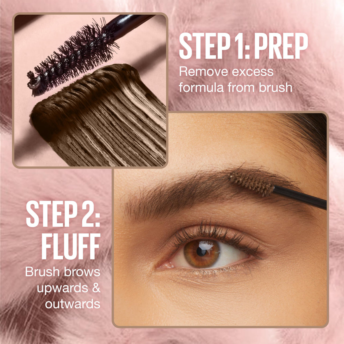 MAYBELLINE Superfluff Brow Mousse Blonde on a makeup table