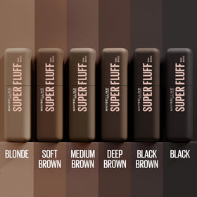 MAYBELLINE Superfluff Brow Mousse Deep Brown swatch