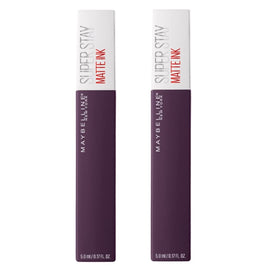 MAYBELLINE SuperStay Matte Ink Liquid Lipstick pack of 2 front view