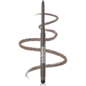 MAYBELLINE Tattoo Studio Automatic Gel Pencil Eyeliner in Midnight Mocha front view