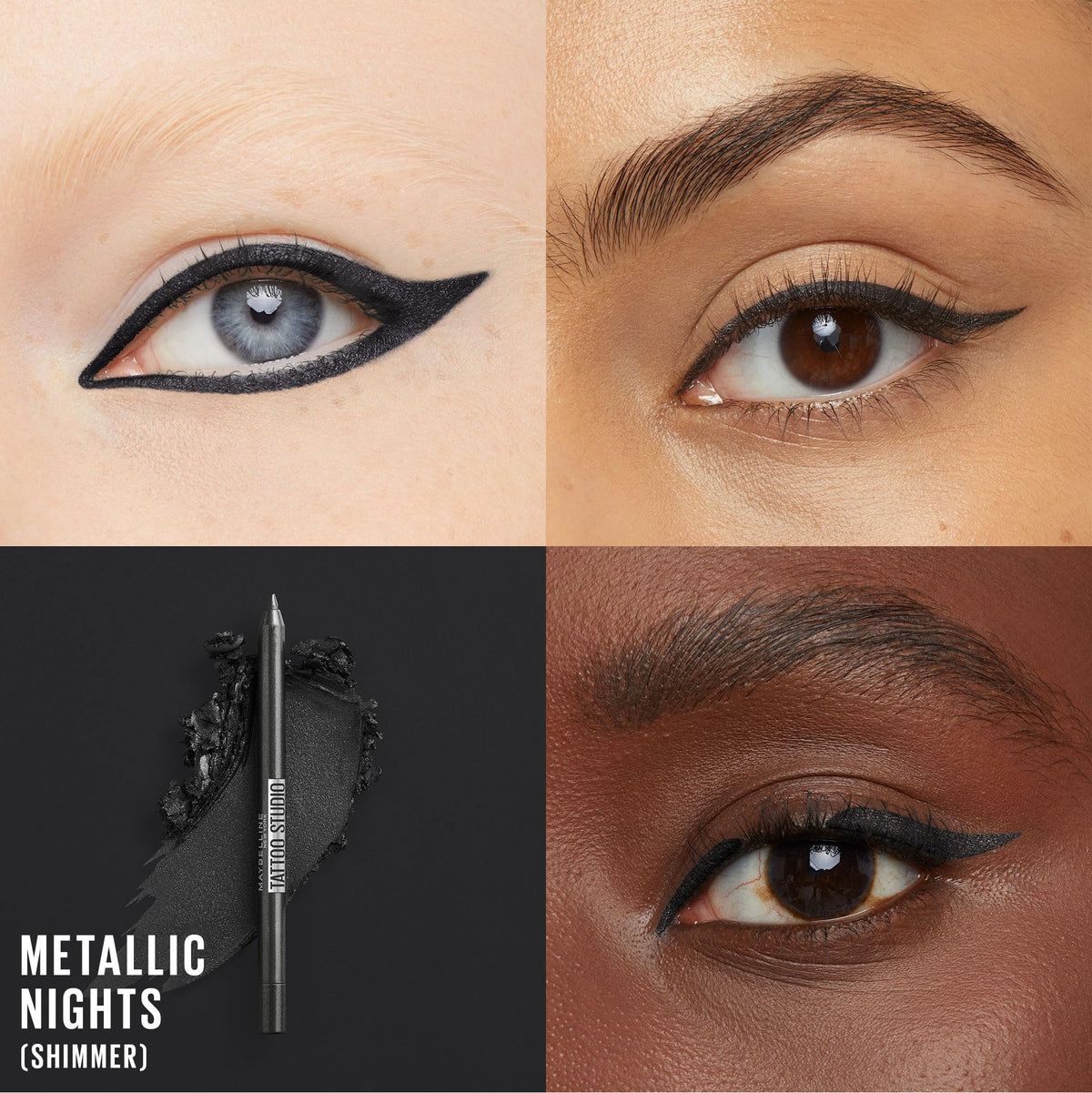 MAYBELLINE Tattoo Studio Eyeliner Pencil showing sharpenable tip