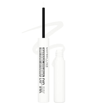 MAYBELLINE Tattoo Studio Liquid Eyeliner in White Canvas front view