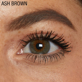 MAYBELLINE TattooStudio Brow Pomade Ash Brown swatch on skin