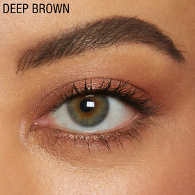 MAYBELLINE TattooStudio Brow Pomade Deep Brown application on brows