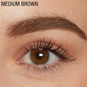 MAYBELLINE TattooStudio Brow Pomade Medium Brown texture on skin