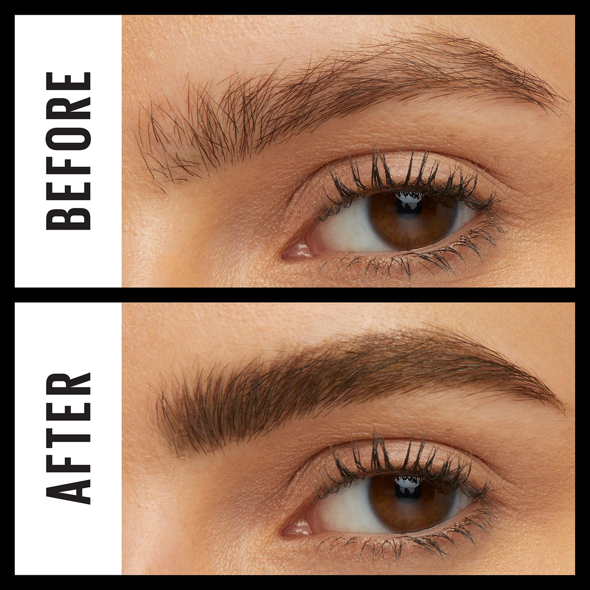 MAYBELLINE TattooStudio Brow Tint Pen Medium Brown multi-prong tip close-up